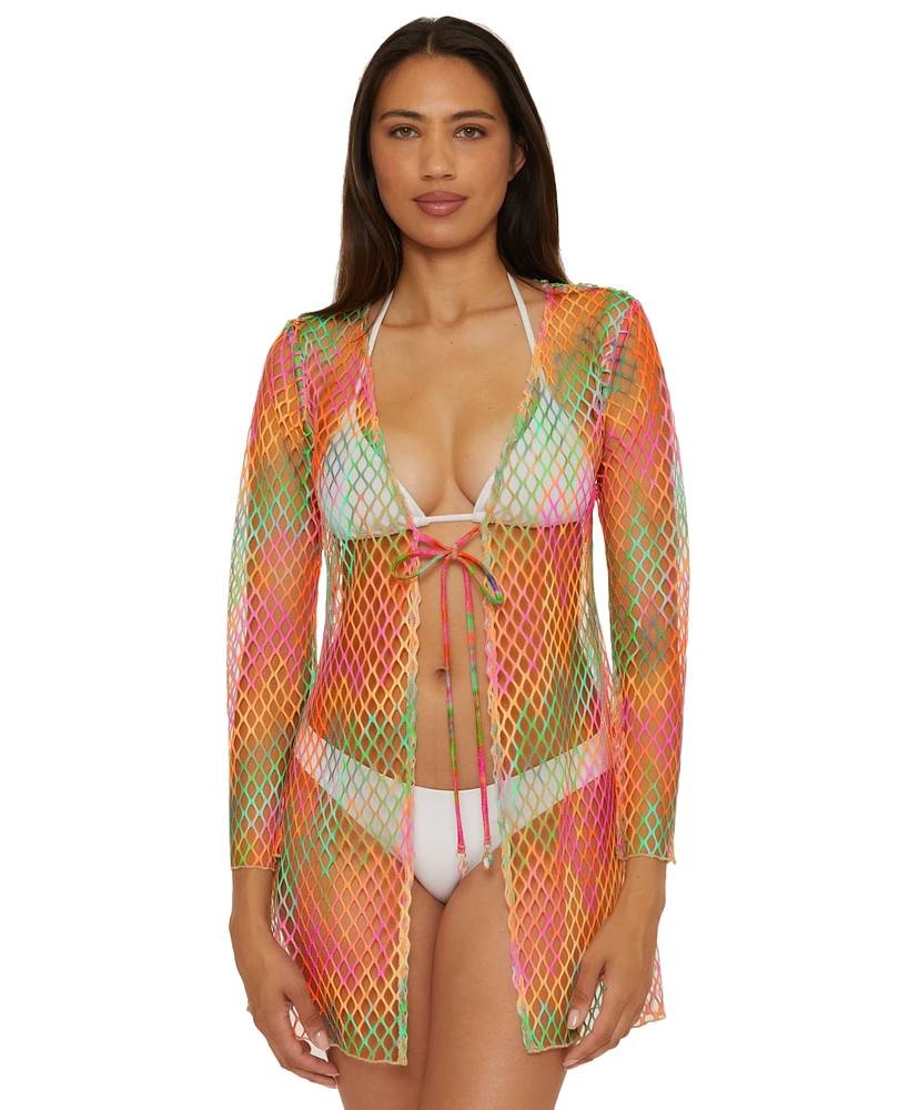Becca Women's Mirage Fishnet Tunic Cover-Up