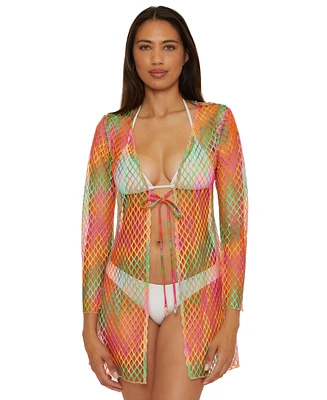 Becca Women's Mirage Fishnet Tunic Cover-Up