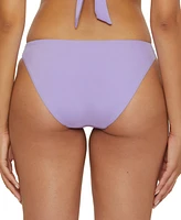 Becca Women's Fiesta Side-Tab Scoop Bikini Bottoms