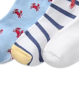 Polo Ralph Lauren Baby Boys Crab Bear Socks, Pack of 3