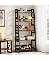 Tribesigns 5-Tier Bookshelf Modern Bookcase, 5 Shelf Ladder Book Storage Organizer for Living Room, Home Office