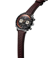 Mvmt Men's Mulholland Racer Dark Brown Leather Strap Watch, 42mm