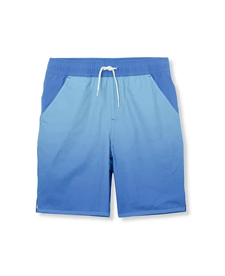 Lands' End Boys Husky Stretch Hydroliner Sport Swim Trunks