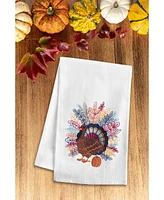 Colorful Harvest Turkey Towel