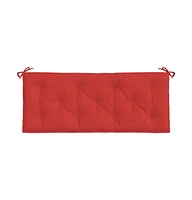 Garden Bench Cushion Red 47.2"x19.7"x2.8" Oxford Fabric