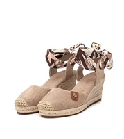 Refresh Women's Espadrilles With Wide Ribbon Laces