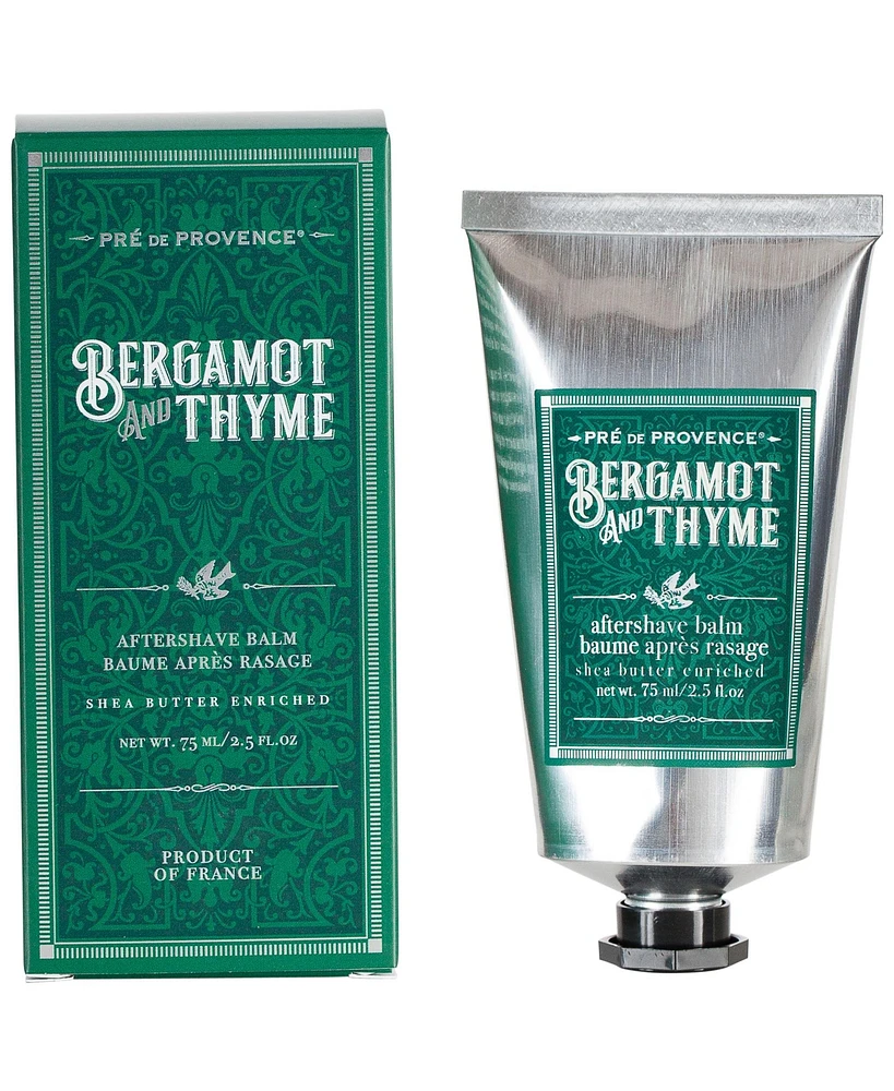 Pre de Provence Bergamot & Thyme Shave Balm, Shea Butter Enriched, 75 Ml