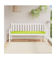Garden Bench Cushion Bright Green 70.9"x19.7"x2.8" Oxford Fabric