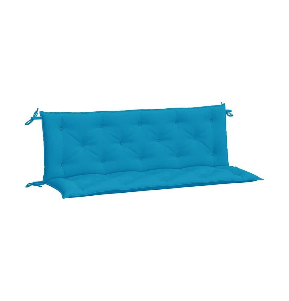 Garden Bench Cushions 2 pcs Light Blue 59.1"x19.7"x2.8" Oxford Fabric