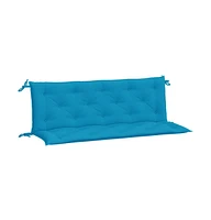 Garden Bench Cushions 2 pcs Light Blue 59.1"x19.7"x2.8" Oxford Fabric