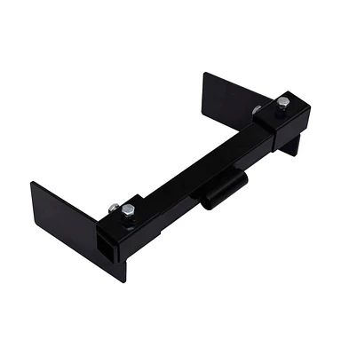 Snow Plow Adapter for Lawn Mower Black