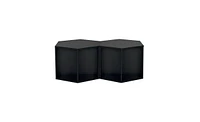 Hexagonal Coffee Table, Side Table & Nightstand – Modern Accent Table for Living Room & Bedroom