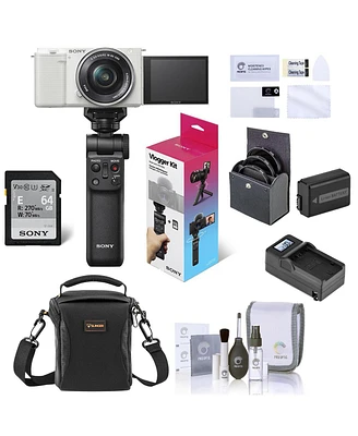 Sony Sony Zv-E10 Mirrorless Vlog Camera with 16-50mm Lens, White