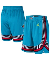 Jordan Men's Light Blue 2025 Nba All-Star Game Authentic Swingman Shorts