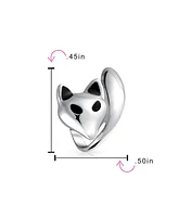 Bling Jewelry Foxy Lady Charm Bead Sterling Silver for European Bracelet