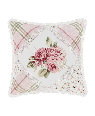 Royal Court Bungalow Patchwork Floral Decorative Pillow, 16" x