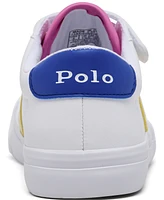 Polo Ralph Lauren Little Girls Ryley Fastening Strap Casual Sneakers from Finish Line