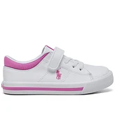Polo Ralph Lauren Toddler Girls Elmwood Fastening Strap Casual Sneakers from Finish Line