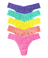 Hanky Panky Women's Signature Lace Original Thong 5 Pack