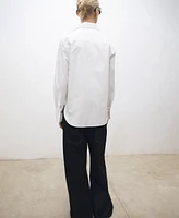 Mango Women's Oversize Cotton Shirt