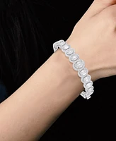 Diamond Cluster Bangle Bracelet (2-1/2 ct. t.w.) in 14k White Gold