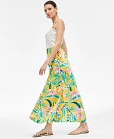 I.n.c. International Concepts Women's Printed Midi Skirt, Exclusively at Macy's