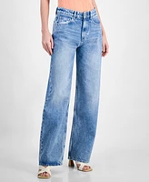 Hugo Women's High Rise Wide-Leg Cotton Jeans