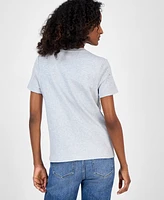 I.n.c. International Concepts Women's Cotton Embellished T-Shirt, Exclusively at Macy's