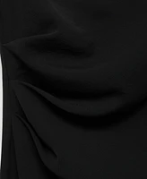 Mango Women's Draped Waist A-Line Dress