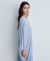 Mango Women's Asymmetric Draped Gown