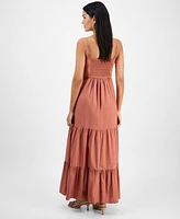 I.n.c. International Concepts Women's Cotton Tiered Maxi Dress, Exclusively at Macy's