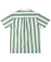 Brooks Brothers Big Boys Striped Camp Shirt