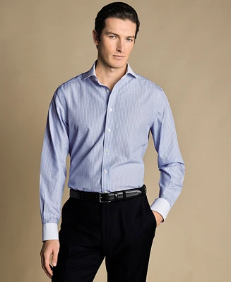 Charles Tyrwhitt Men's Slim-Fit Stripe Dress Shirt