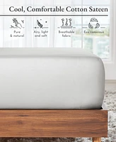 Deep Pocket Twin Xl Fitted Sheet Only - Soft 100% Cotton Sateen