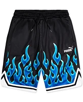 Puma Big Boys Fire Graphic Shorts