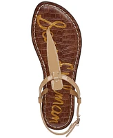 Sam Edelman Women's Gigi T-Strap Flat Sandals