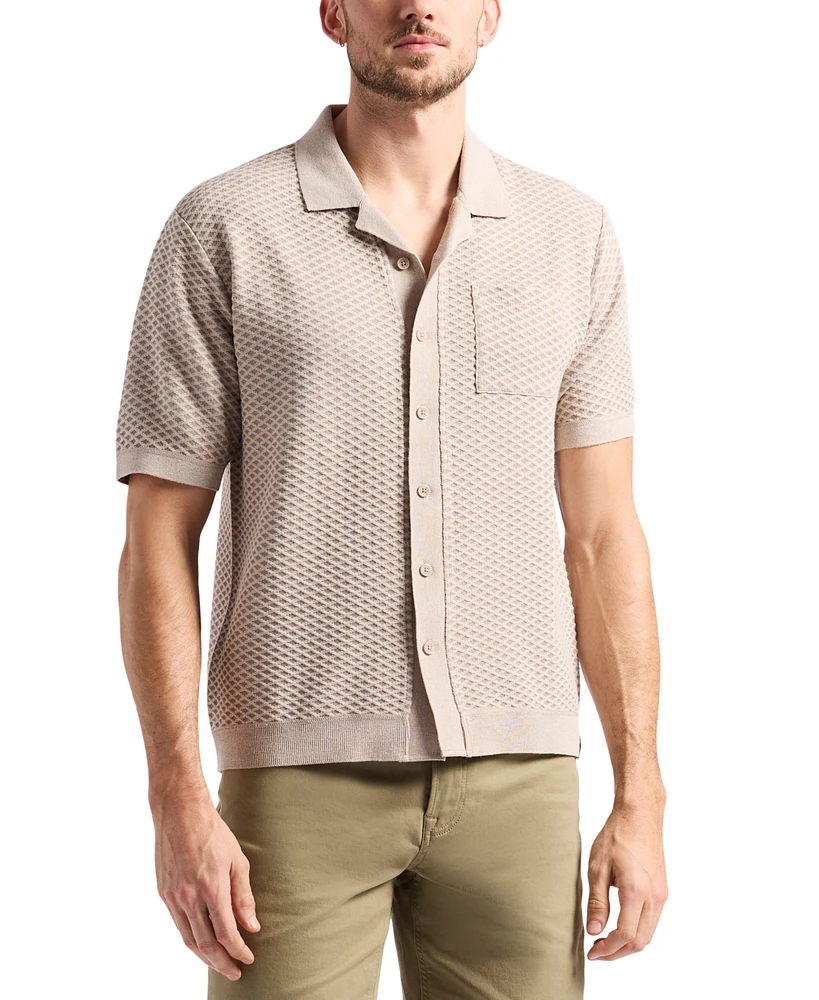 Men's Willow Relaxed Fit Short Sleeve Button-Front Camp Shirt