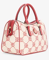 Giani Bernini Monogram Signature Dip Small Satchel, Created for Macy's