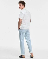 Sun Stone Mens Floral Shirt Stripe Pants Sandals Exclusively At Macys
