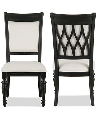 Daria -Pc. Upholstered Back Side Chair Set