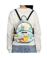 Pokemon Sprigatito Fuecoco Pikachu & Quaxly 11.5 Tie-Dye Mini Backpack
