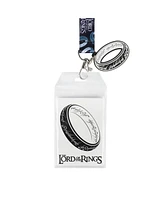 Lord Of The Rings The One Ring 22" Black & White Lanyard WIth Id Sleeve