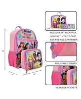 Disney Princesses “Make Today Magical” 5-Piece Backpack & Lunchbox Set