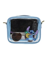 Lilo and Stitch Clear Stadium Crossbody with Envelope Shaped Wallet
