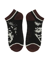 Warner Bros Women's Warner Brothers Horror Movie Characters 5-Pair Ankle Socks