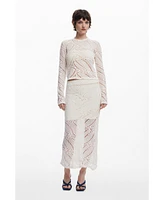 Desigual Women's Lace skirt