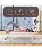 Pilates core bed, foldable home high quality, yoga studio with the same commercial fitness equipment, pink