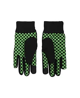 Minecraft Boys Icons All-Over Print Youth Ski Gloves with Sure Grip Liners