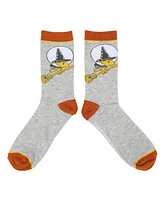 Peanuts Women's Snoopy & Woodstock Halloween 5-Pair Casual Crew Socks