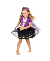 Disney Frozen Princess Anna Elsa Girls Gown and Headband Toddler to Big Kid